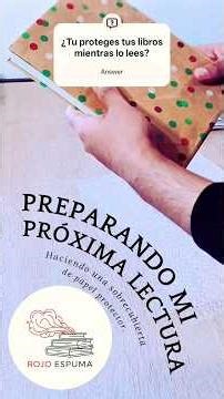 #diy paper book cover o cubierta para #libros #booktok 📔📕