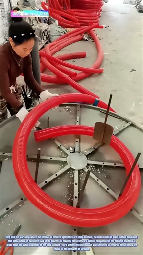 The Making of Grain Suction Hoses: Crafting Equipment for Efficient Farming