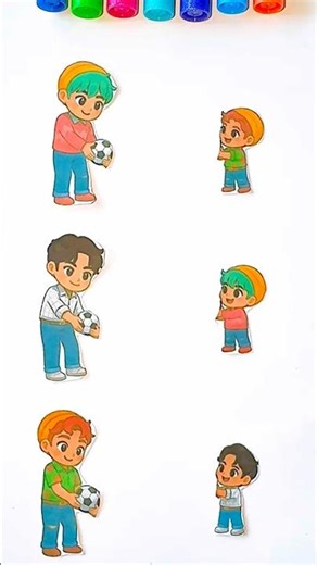 Saja Boys | K-pop Demon Hunter Paper playing with a ball puzzle #sajaboys #viralvideo #creativeart