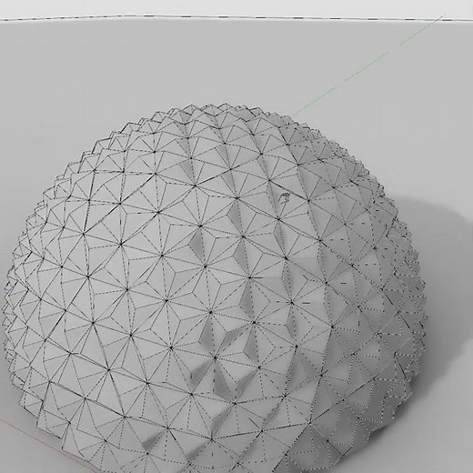 how to model this dome using a geodesic dome inside of Sketchup