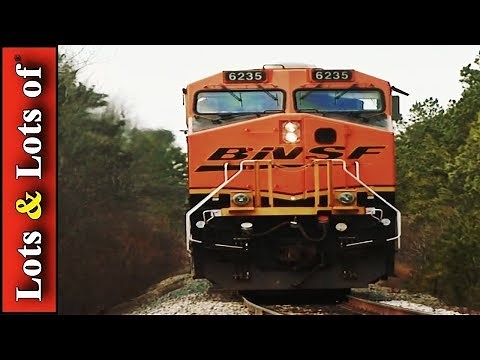 Really Big Trains Pulling Heavy Loads | Lots & Lots of Trains | BNSF Diesel