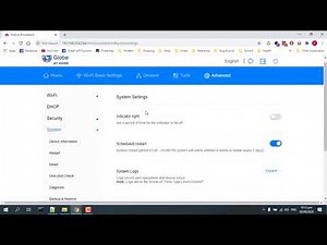 How to Show Antenna Settings in B312-939 using the User account