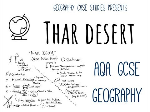 Thar desert Case Study Hot Deserts