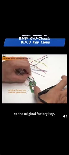how Key Tool Plus clone BMW G/U-Chassis BDC3 Key https://miniobd.com