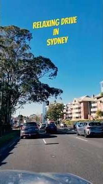 Relaxing Drive in Sydney 🌃🚗 | Calming atmosphere & Peaceful Roads #shorts