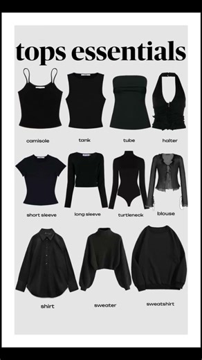 Top 10 Essential Tops Every Girl Needs ✨ | Basic Fashion Guide