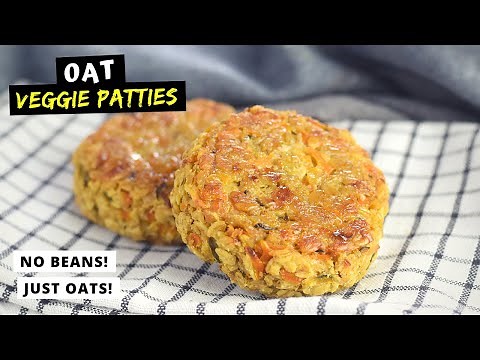 VEGGIE PATTIES that I made with OATS!