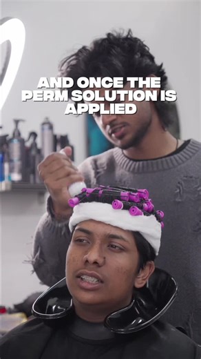 Hapbishan Vijayakumar • Toronto Barber on Instagram: "Comment perm for tutorial!"