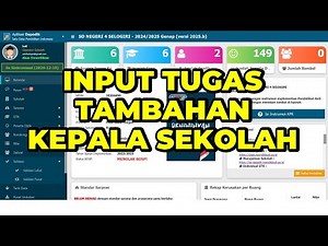 INPUT TUGAS TAMBAHAN KEPALA SEKOLAH DI DAPODIK 2025.B | CARA TAMBAH TUGAS TAMBAHAN KEPALA SEKOLAH