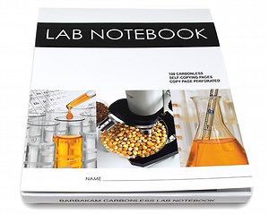 Lab Notebook 100 Pages Top Permanent Bound Glued