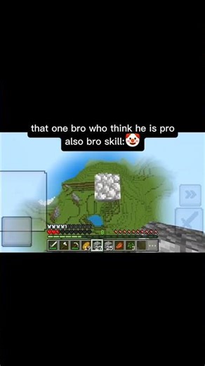 that one bro think he is pro also bro skill in Minecraft #minecraft #gaming #sorts #funny #meme
