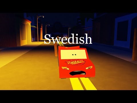 Police chase (Cars Roblox stop motion) Swedish