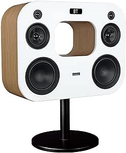 Fluance Fi70W Three-Way Wireless High Fidelity Music System with Powerful Amplifier & Dual 8" Subwoofers (Lucky Bamboo)
