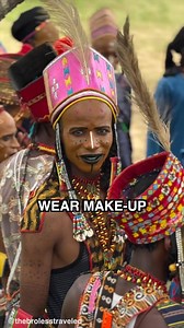 279K views · 7.4K reactions | In Niger’s Sahara, the Wodaabe men dress in dazzling makeup and dance for hours in the Gerewol festival—a fierce beauty contest where women choose the most handsome and charming partner. | Unrestricted Borders | Facebook