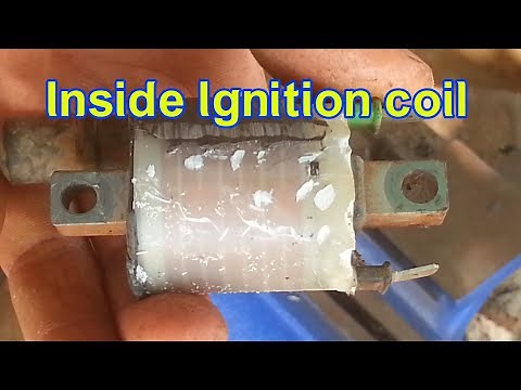 Inside Ignition coil motorcycle