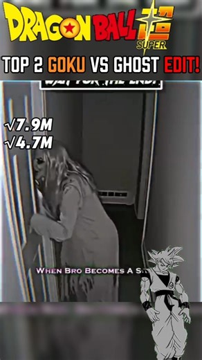 Top 2 Best Goku vs Ghost Edit 🥶#shorts #anime