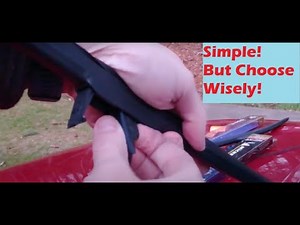 How to replace Toyota Camry windshield wipers years 2001 to 2020 EASY! Install & best silicone type.