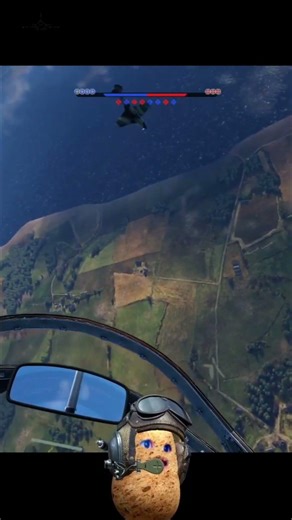 Pilot's Skillful Dogfight and Victory #shorts