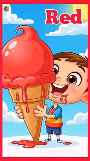 Let's learn the colours name|| colors song for kids|| learning colors name with icecream