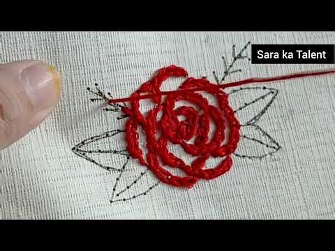 paper on Embroidery/ Embroidery with paper 