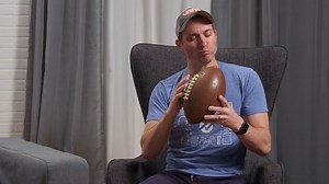 Giant Chocolate Football: A big treat for the big game.