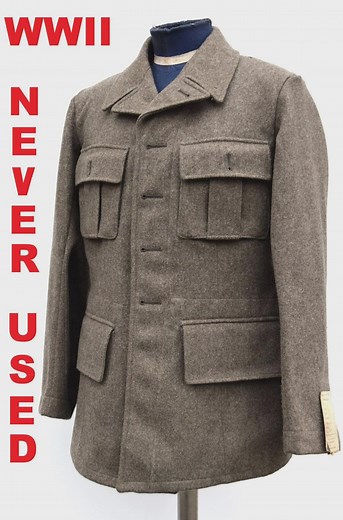 Vintage Swedish Army Fitted Wool Coat / Jacket / Tunic WWII M39. NEW, 1940 - Etsy