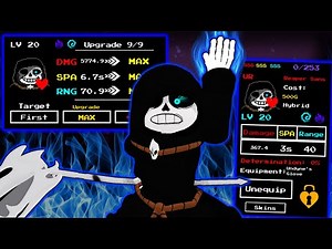 [🎃EVENT] Max LV / Full SSS / Determination Reaper Sans [Showcase] [Undertale Adventures]