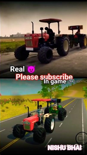 Swaraj vs Jonedere tractor। 😈☠️(Nishu deshwal) #indianvehiclesimulator3dgame