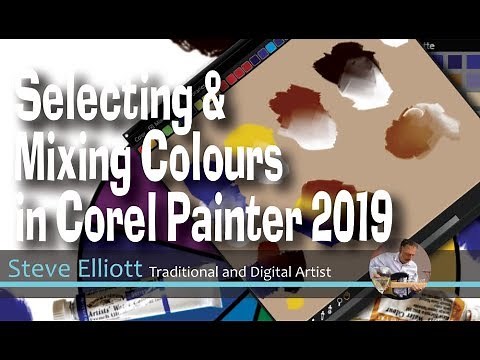 Exploring the Colour Mixer in Corel Painter 2019