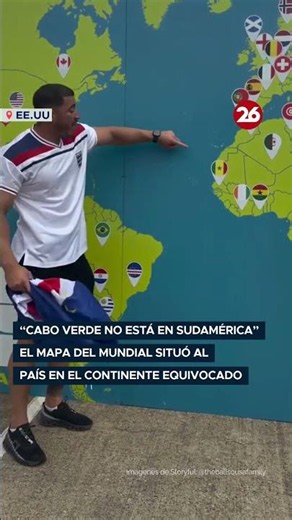 🌍 THE WORLD CUP MAP PLACED CAPE VERDE ON THE WRONG CONTINENT