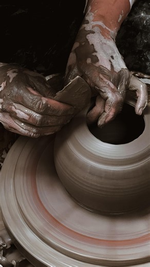 Learning to trim pottery, a beginner's journey