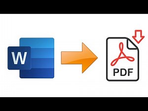 TUTO : changer un fichier word en pdf !