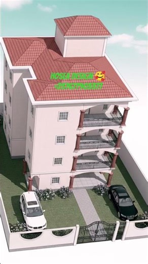 GF+3 BUILDING. CBS ROBOT STRUCTURAL ANALYSIS. ARCHICAD. LUMION FOR RENDERING.