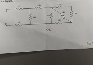 Calculate the equivalent resistance between points A and B for ... | Filo