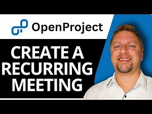 How to Create a Recurring Meeting in OpenProject | OpenProject Tutorial 2026
