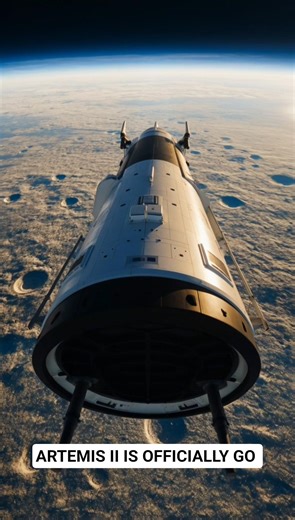 NASA’s Moon Rocket Is GO 🚀 4 Astronauts, 10 Days Around the Moon!” #space