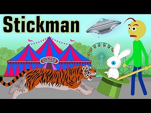 Stickman mentalist. Baldi in the circus