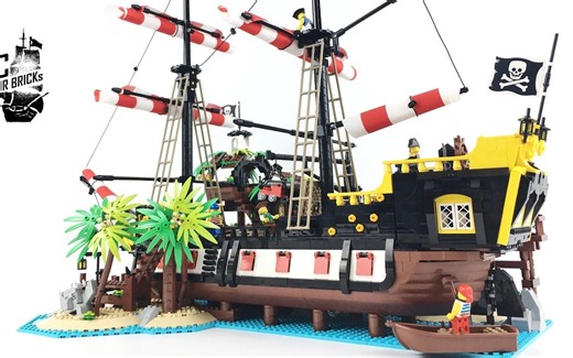 乐高MOC教程 Ideas 21322套内MOC升级 拼搭指南