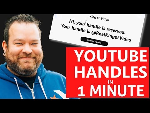 How To Claim Your YouTube Handle in 1 Minute | King of Video