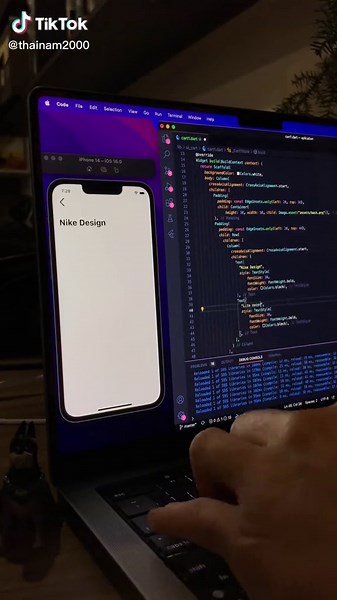 Speed code UI Detail product style 1 using Flutter 📱#fyp #fypシ #xuhuong #laptrinhvien #mobiledeveloper #thainam