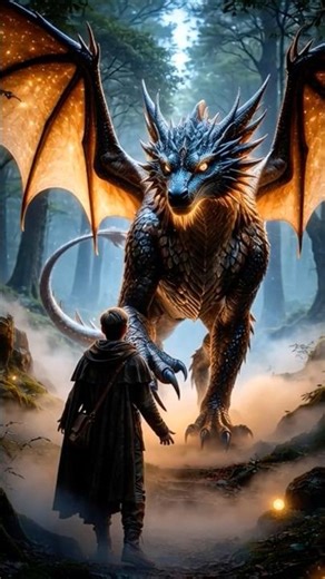 He Rode a Dragon… And Returned Home Changed 🐉✨ | Cinematic Fantasy Story #shorts #adventure