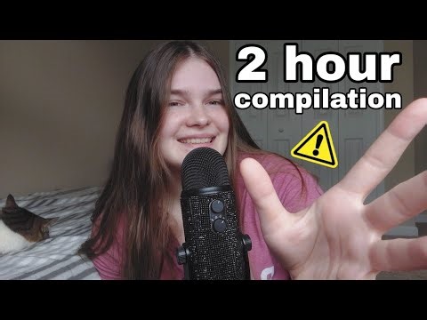 Fast and Aggressive Mic Triggers + Tapping & Scratching ASMR (2 hour compilation)