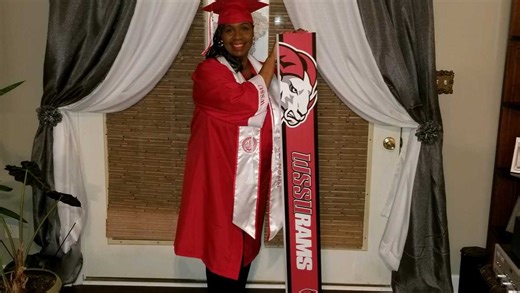 At 64 years old, she's the oldest graduate of her class