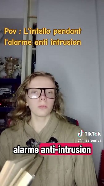 Pov : L'intello pendant l'alarme anti intrusion #pov #humour #lycee #college #pourtoi