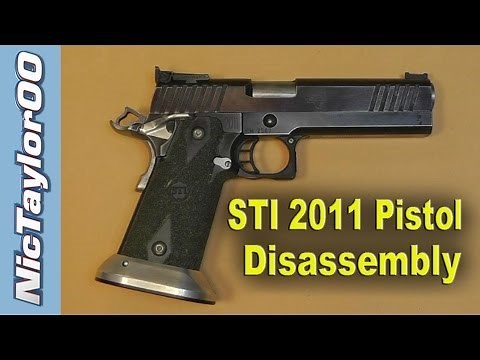 STI 2011 Competition Pistol Field Strip & Disassembly Instructions - Limited Gun
