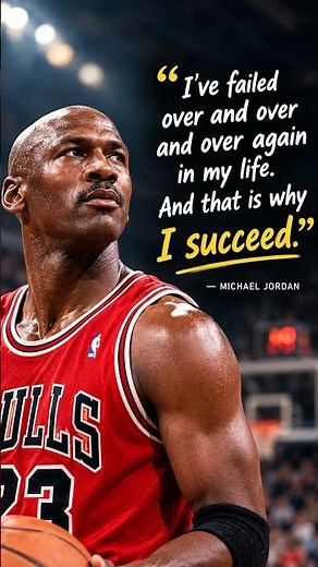 Michael Jordan’s Powerful Quote About Failure & Success Motivation #learnenglish #motivation