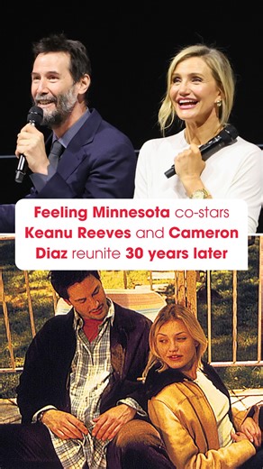 Keanu Reeves and Cameron Diaz look exactly the same 30 years later 😍 | Heart