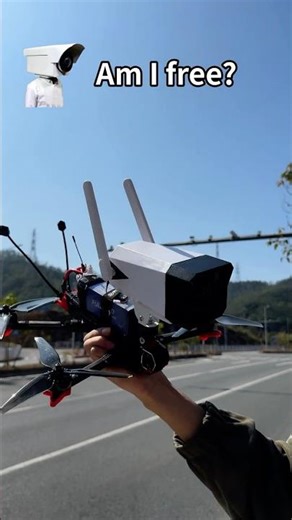 Mounting a CCTV camera on an FPV drone...Here’s what happened 👀📹 #iflight #fpv #fpvdrone