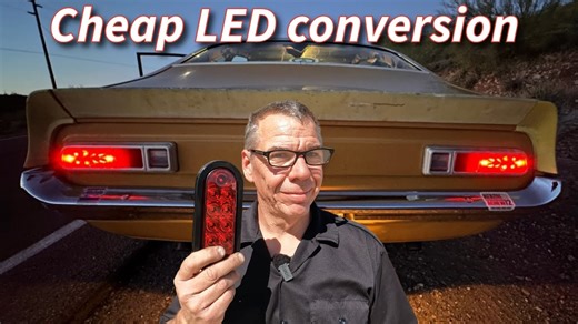 DIY LED Tail Light Conversion: Wally Is Converting his 1972 Ford Maverick Tail Lights to LED For Cheap! Will Work On Lots Of Classics! - BangShift.com