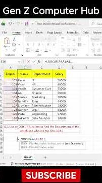 Excel LOOKUP Function | Easy Trick, LOOKUP Function #ExcelTricks #LookupFunction #ExcelFormula
